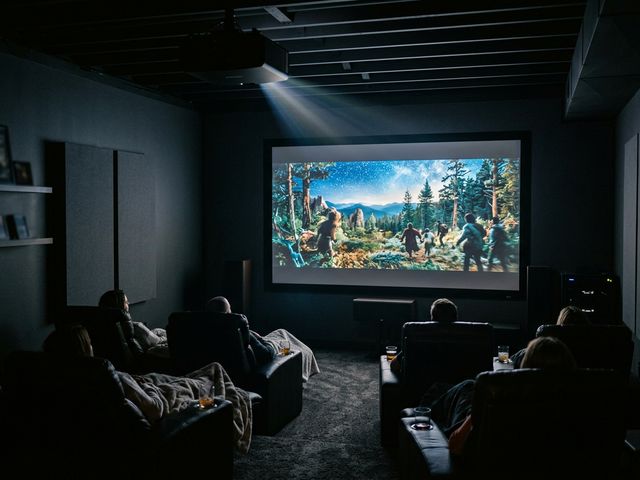 Projector Installation by Elevated Entertainment